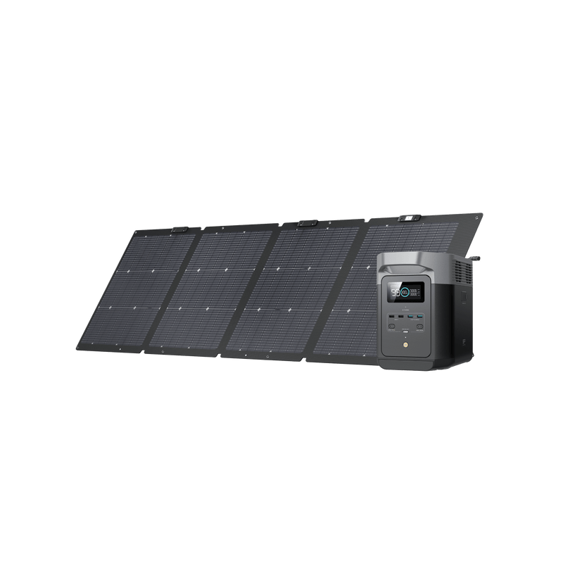 Load image into Gallery viewer, EcoFlow US Bundle (Members-only) DELTA 2 + 220W Portable Solar Panel EcoFlow DELTA 2 Solar Generator (PV220W)
