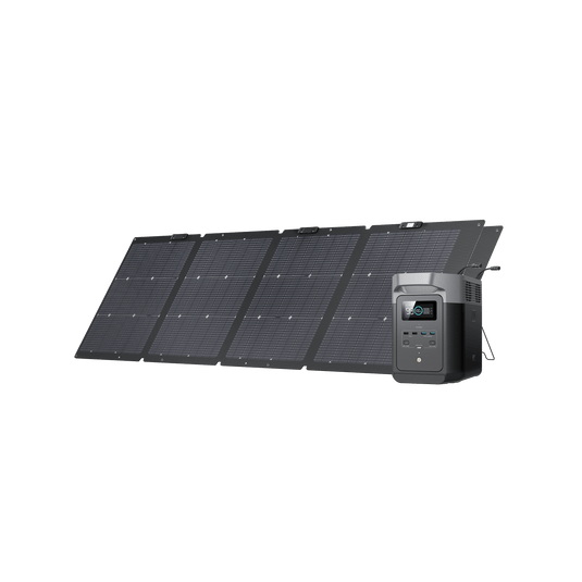 EcoFlow US Bundle (Members-only) DELTA 2 + 220W Portable Solar Panel x 2 EcoFlow DELTA 2 Solar Generator (PV220W)