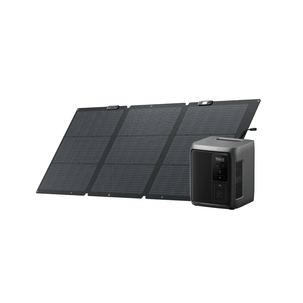 EcoFlow US D3A DELTA 3 1000 Air (10ms UPS) + 160W Solar Panel EcoFlow DELTA 3 1000 Air (10ms UPS) Portable Power Station
