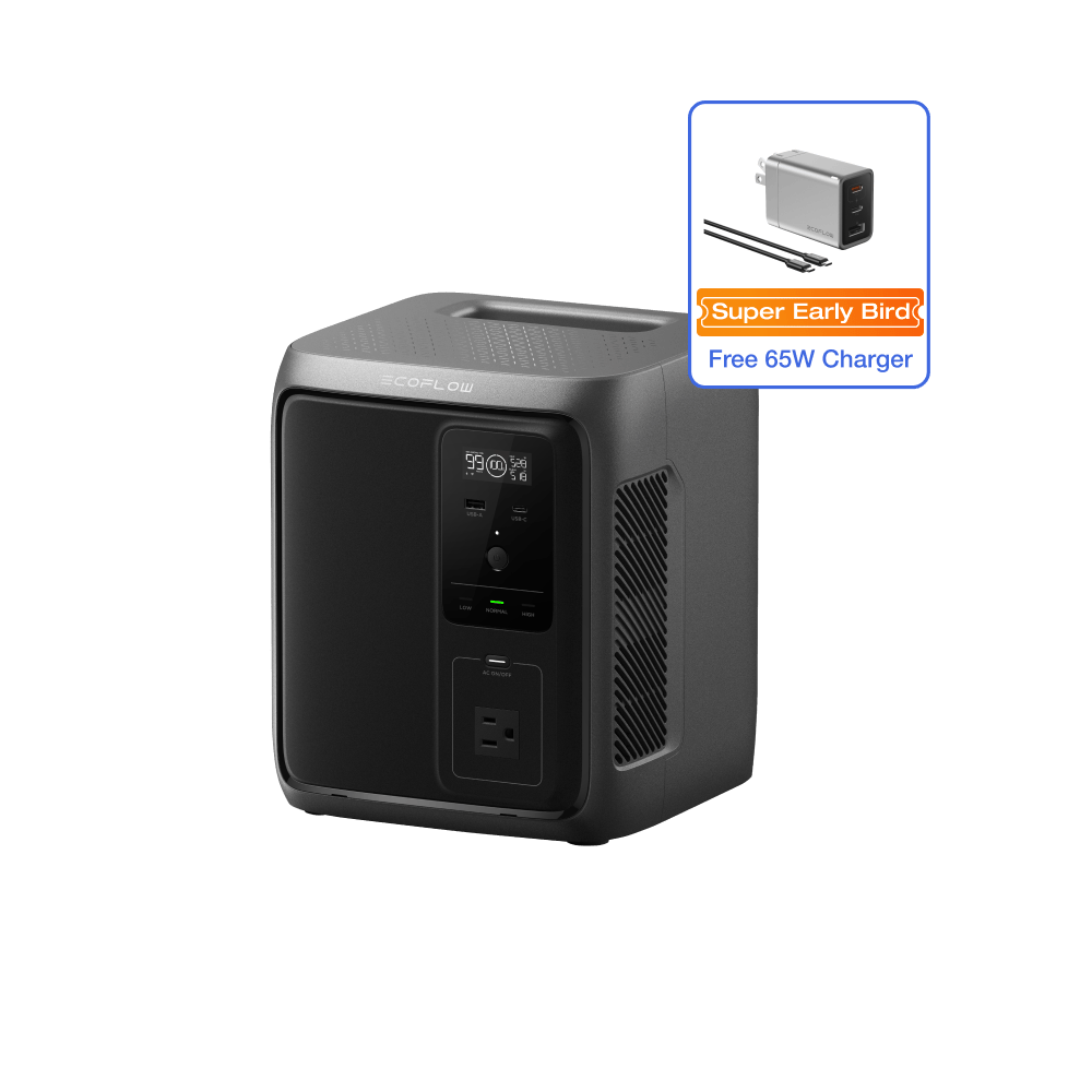 Load image into Gallery viewer, EcoFlow US D3A DELTA 3 1000 Air (10ms UPS) + Free 65W Charger EcoFlow DELTA 3 1000 Air (10ms UPS) Portable Power Station
