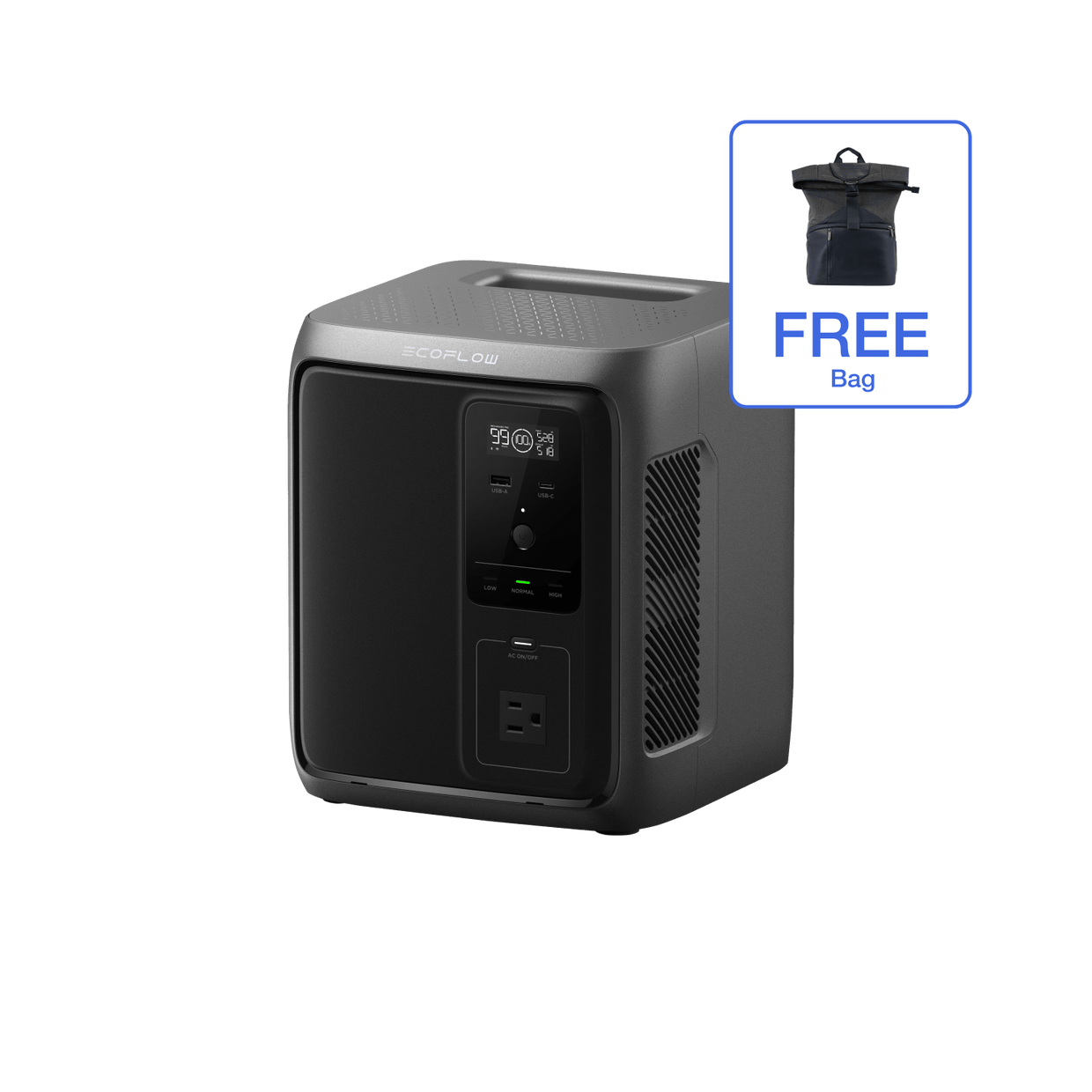 EcoFlow US D3A DELTA 3 1000 Air (10ms UPS) + Free Bag EcoFlow DELTA 3 1000 Air (10ms UPS) Portable Power Station