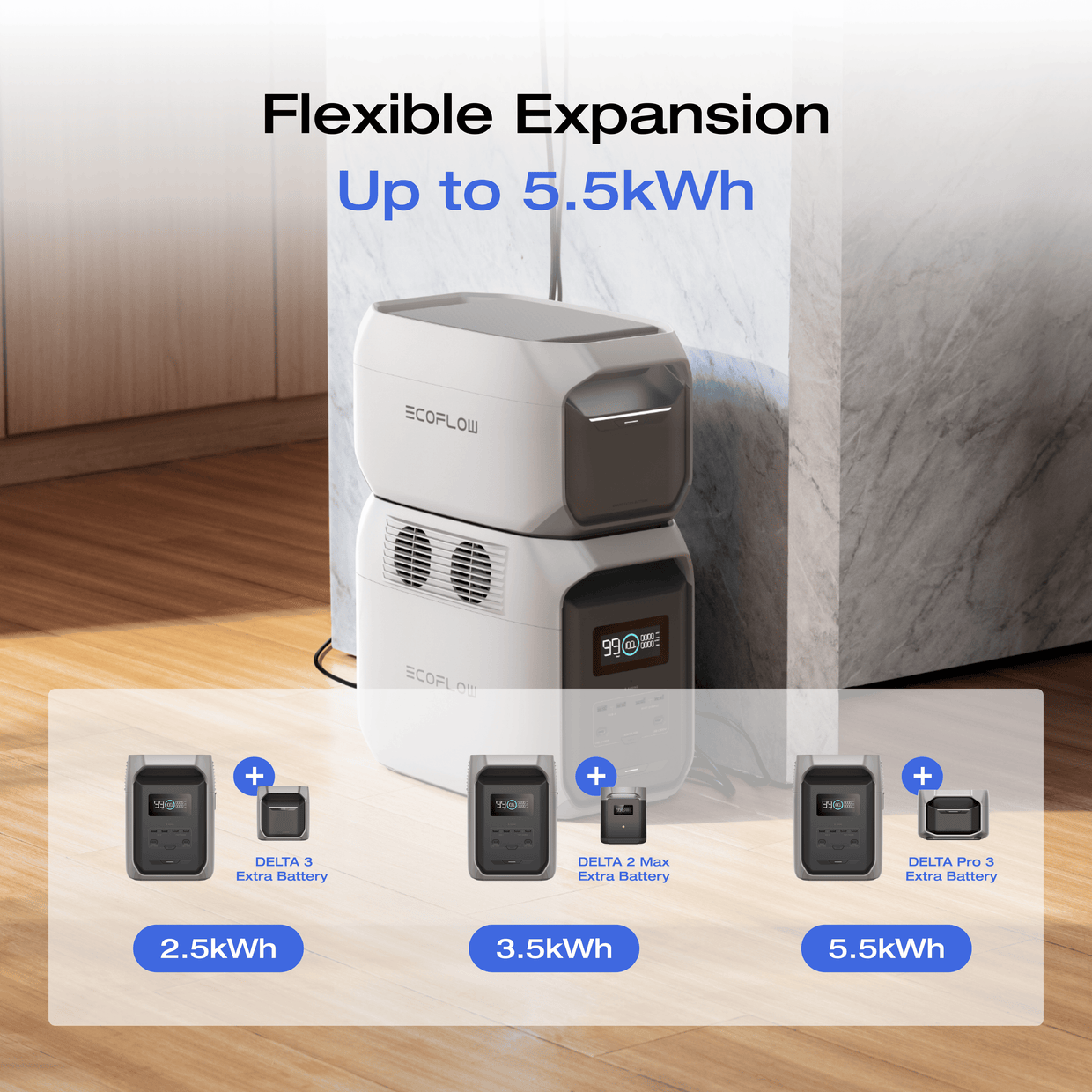 EcoFlow US Standalone EcoFlow DELTA 3 1500 Portable Power Station