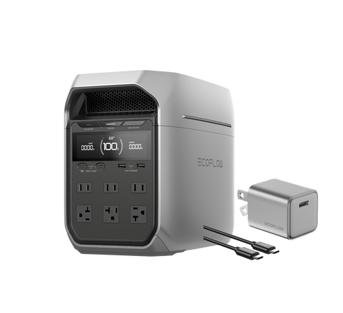 EcoFlow US Standalone DELTA 3 Plus + 20W Charger EcoFlow DELTA 3 Plus Portable Power Station
