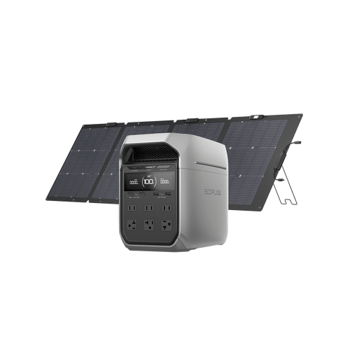 EcoFlow US Standalone DELTA 3 Plus + 220W Portable Solar Panel EcoFlow DELTA 3 Plus Portable Power Station