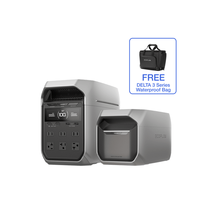 EcoFlow US Standalone DELTA 3 Plus + DELTA 3 Series Extra Battery + Bag EcoFlow DELTA 3 Plus Portable Power Station