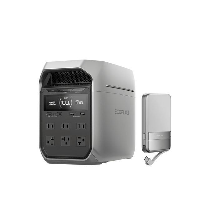 EcoFlow US Standalone DELTA 3 Plus + Rapid 5000 EcoFlow DELTA 3 Plus + RAPID Magnetic Power Bank (5000mAh)