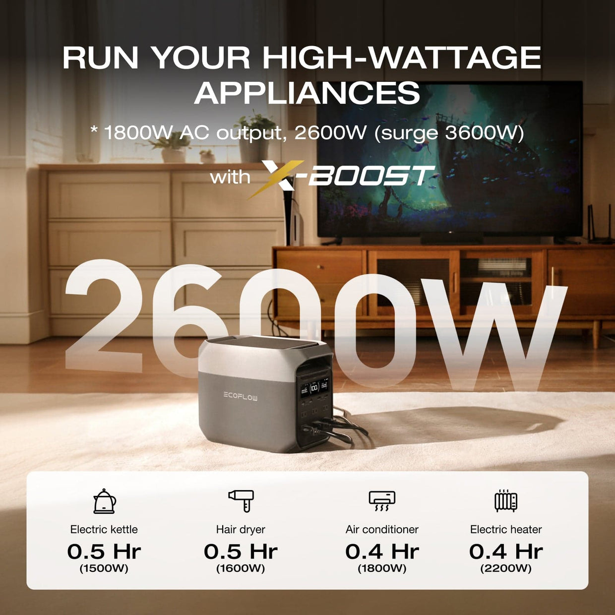 EcoFlow US Standalone EcoFlow DELTA 3 Portable Power Station