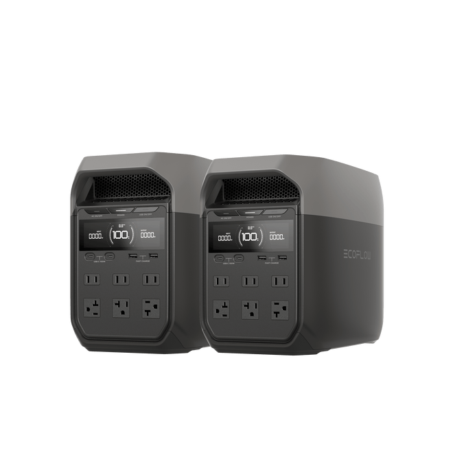 EcoFlow US Standalone 2 x DELTA 3 EcoFlow DELTA 3 Portable Power Station