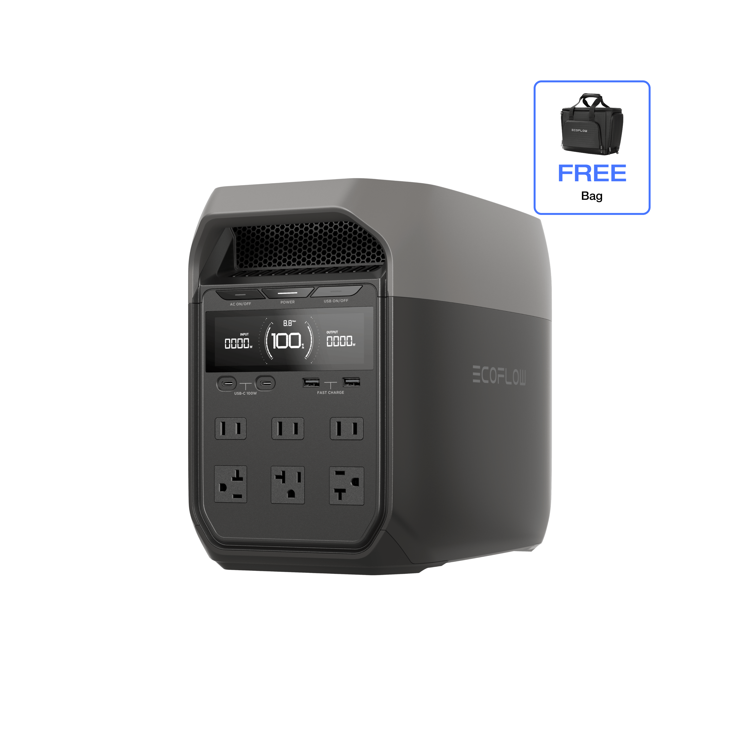 EcoFlow US Standalone DELTA 3 EcoFlow DELTA 3 Portable Power Station