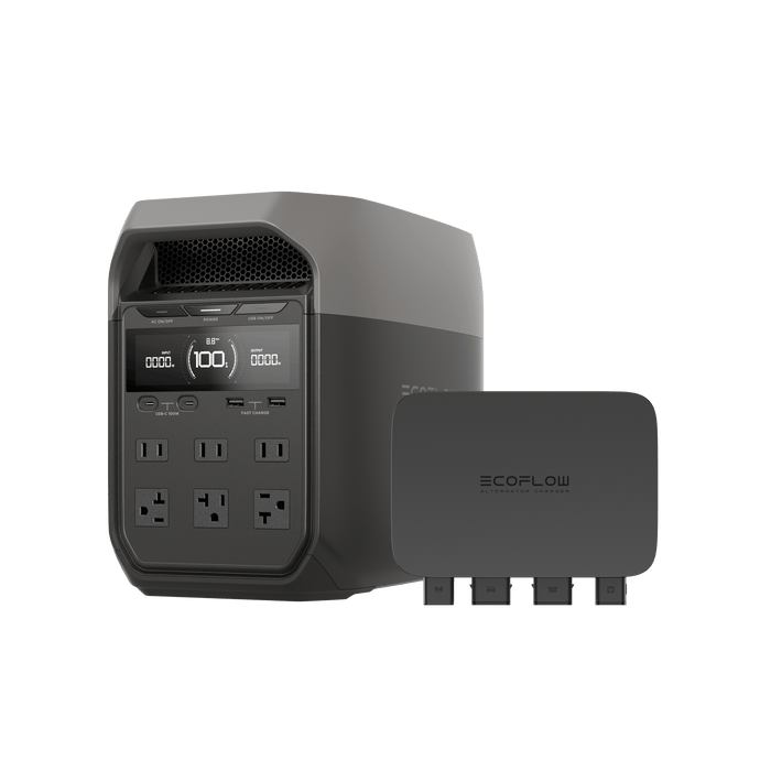 EcoFlow US Standalone DELTA 3 + 500W Alternator Charger EcoFlow DELTA 3 Portable Power Station