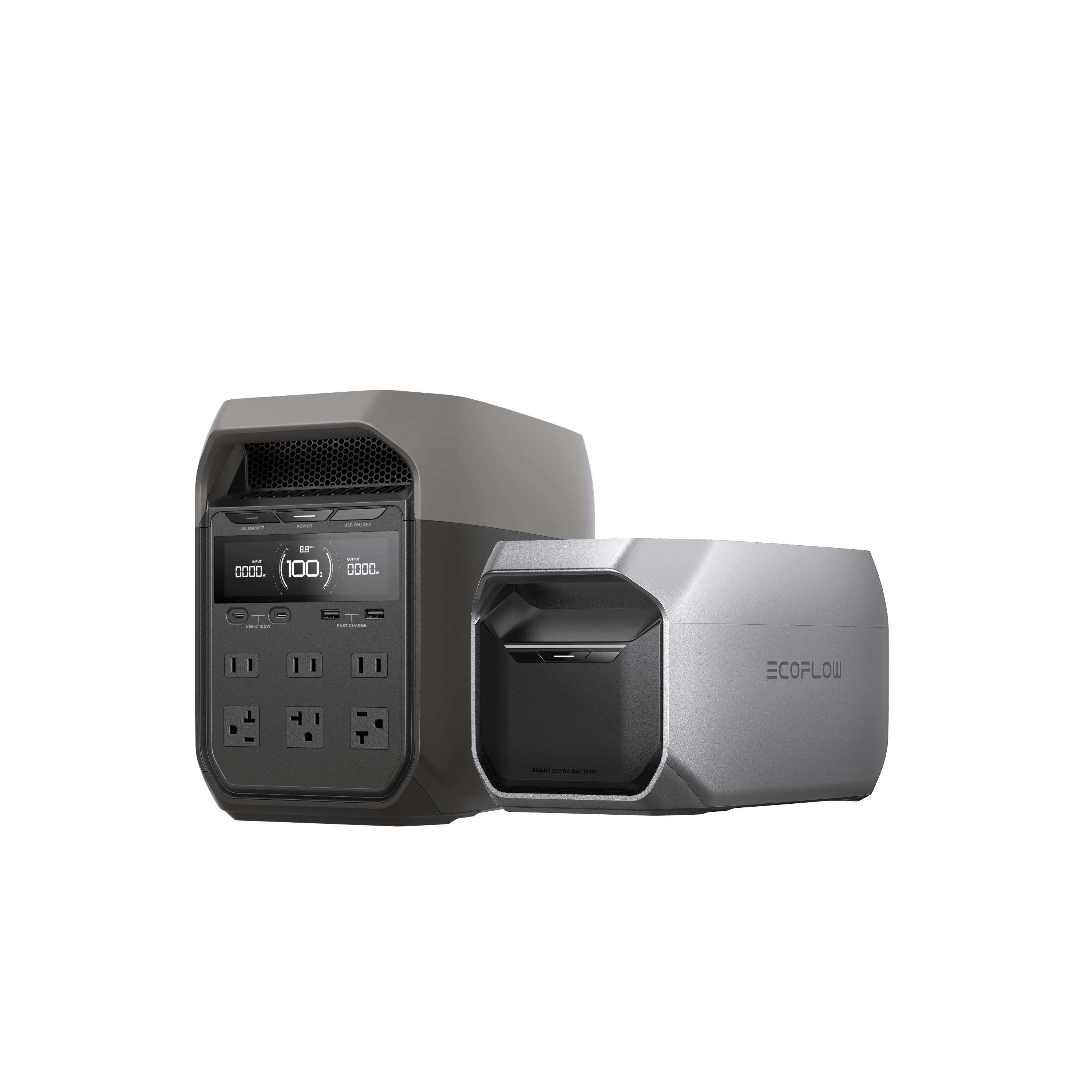 EcoFlow US Standalone DELTA 3 + DELTA 3 Extra Battery EcoFlow DELTA 3 Portable Power Station