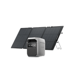 EcoFlow US Bundle DELTA 3 Plus + 160W Solar Panel EcoFlow DELTA 3 Series Solar Generator (PV160W)