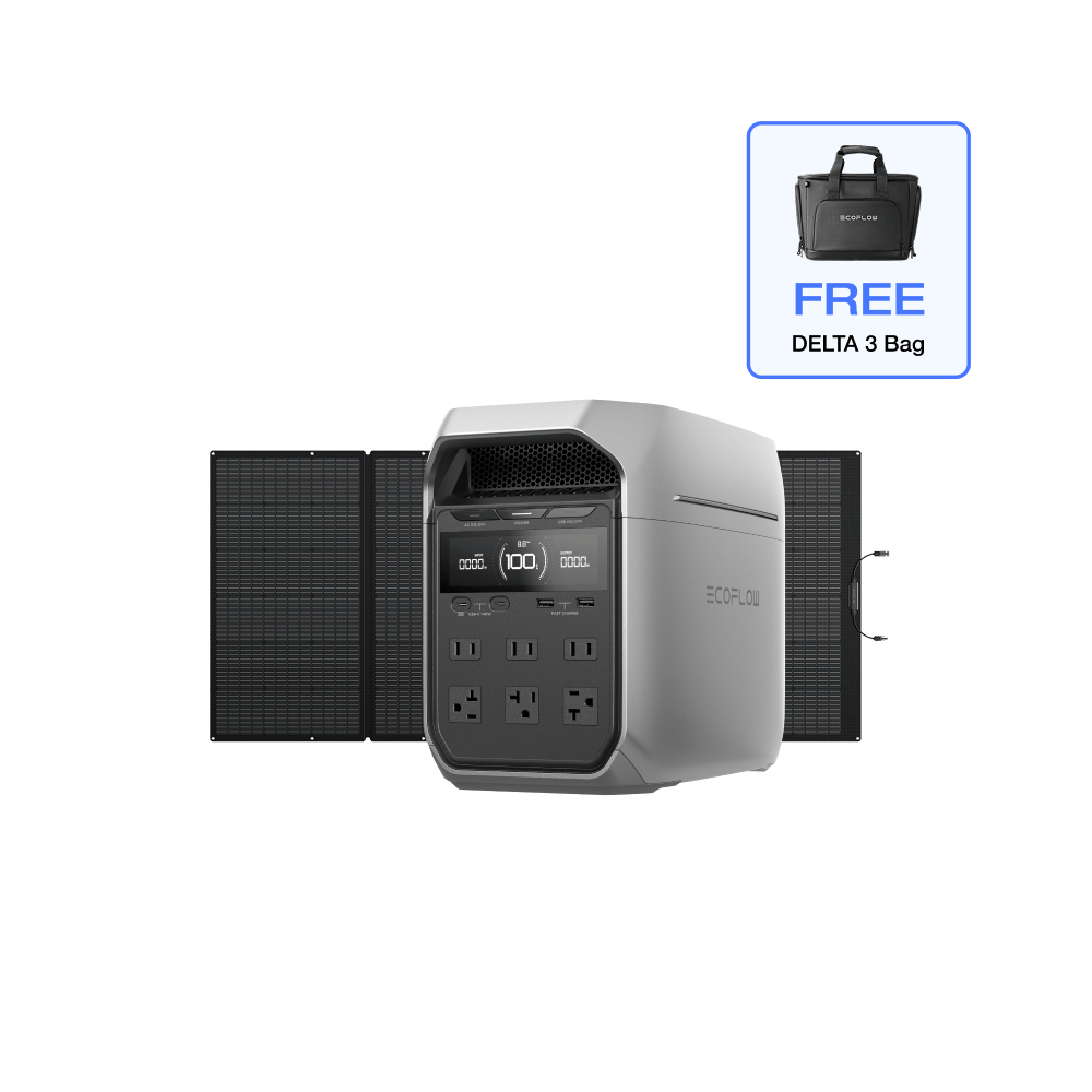 EcoFlow DELTA 3 Series Solar Generator (PV400W)