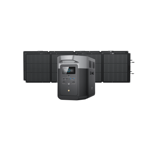 EcoFlow US Bundle DELTA Max (2000) / 2*220W EcoFlow DELTA Max Solar Generator (PV220W)