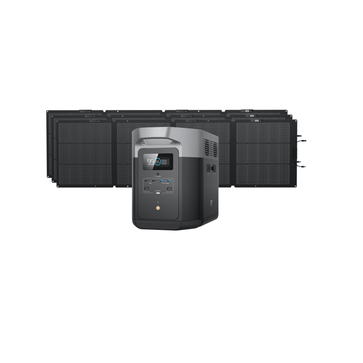 EcoFlow US Bundle DELTA Max (2000) / 3*220W EcoFlow DELTA Max Solar Generator (PV220W)