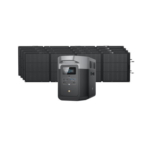 EcoFlow US Bundle DELTA Max (2000) / 4*220W EcoFlow DELTA Max Solar Generator (PV220W)