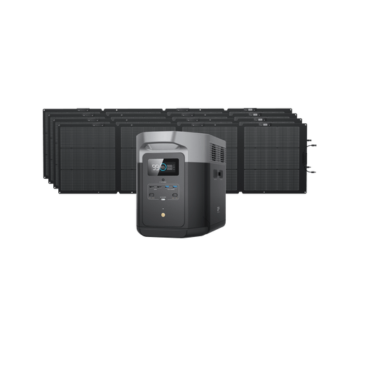 EcoFlow US Bundle DELTA Max (2000) / 4*220W EcoFlow DELTA Max Solar Generator (PV220W)