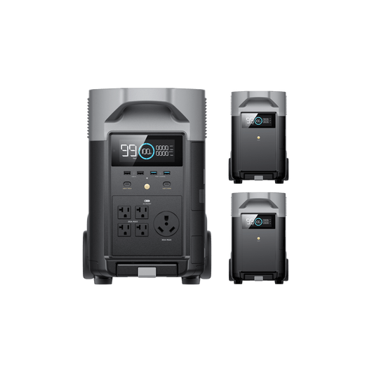 EcoFlow US Bundle DELTA Pro + 2*DELTA Pro Smart Extra Battery EcoFlow DELTA Pro + EcoFlow DELTA Pro Smart Extra Battery