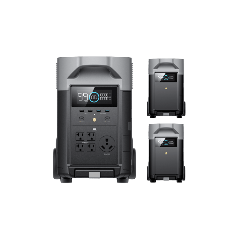 Load image into Gallery viewer, EcoFlow US Bundle DELTA Pro + 2*DELTA Pro Smart Extra Battery EcoFlow DELTA Pro + EcoFlow DELTA Pro Smart Extra Battery
