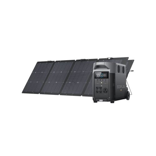 EcoFlow US DP DELTA Pro + 2*220W Portable Solar Panel EcoFlow DELTA Pro Portable Power Station