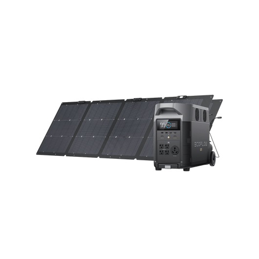EcoFlow US DP DELTA Pro + 2*220W Portable Solar Panel EcoFlow DELTA Pro Portable Power Station