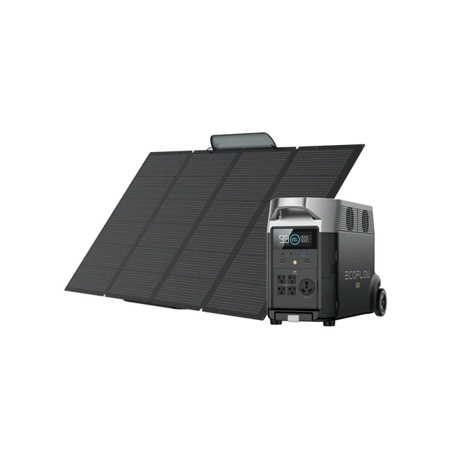 EcoFlow US DP DELTA Pro + 400W Portable Solar Panel EcoFlow DELTA Pro Portable Power Station