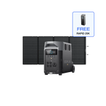 EcoFlow US DP DELTA Pro + 400W Portable Solar Panel EcoFlow DELTA Pro Portable Power Station