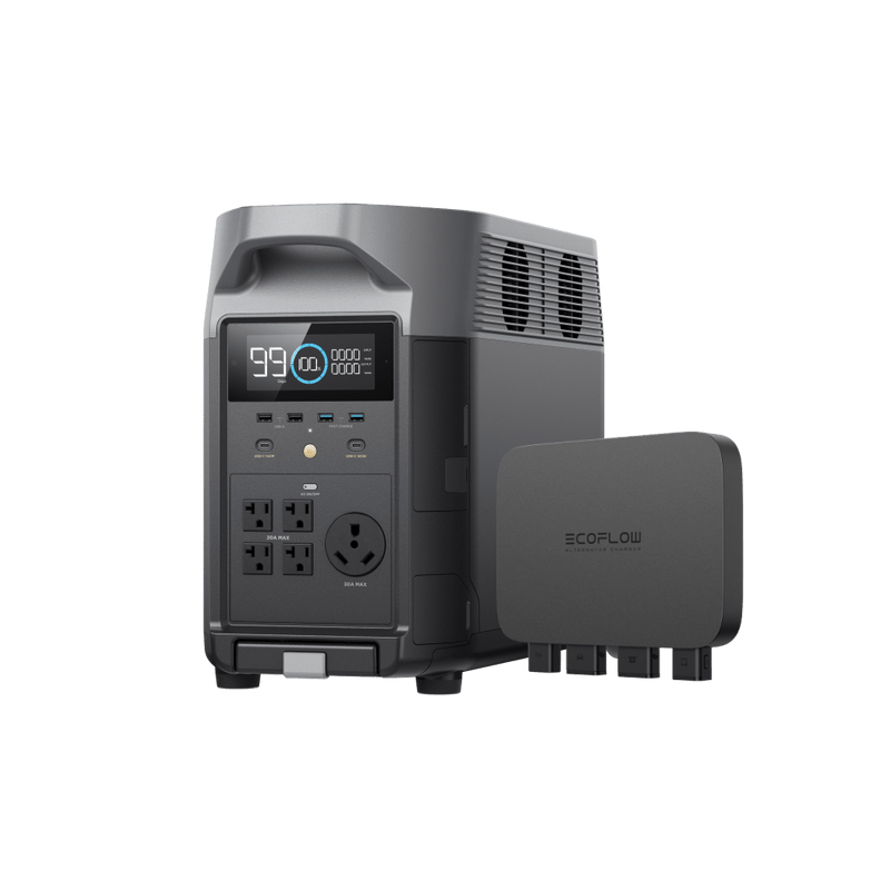 EcoFlow US DP DELTA Pro + 800W Alternator Charger EcoFlow DELTA Pro Portable Power Station