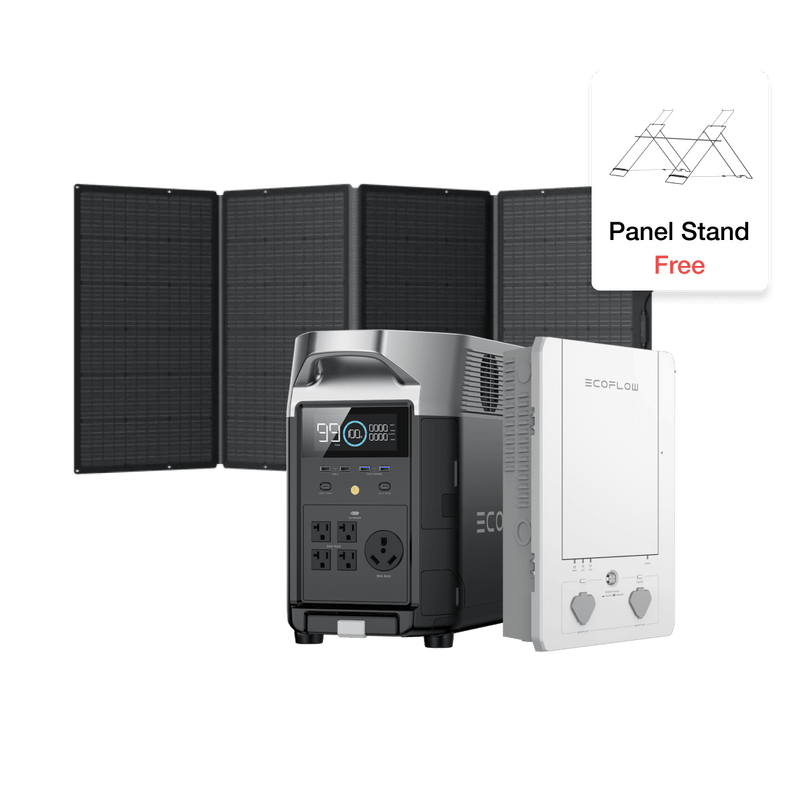 Load image into Gallery viewer, EcoFlow US Bundle DELTA Pro*1 + Smart Home Panel (Combo) + 400W Portable Solar Panel EcoFlow DELTA Pro + Smart Home Panel + 400W Portable Solar Panel
