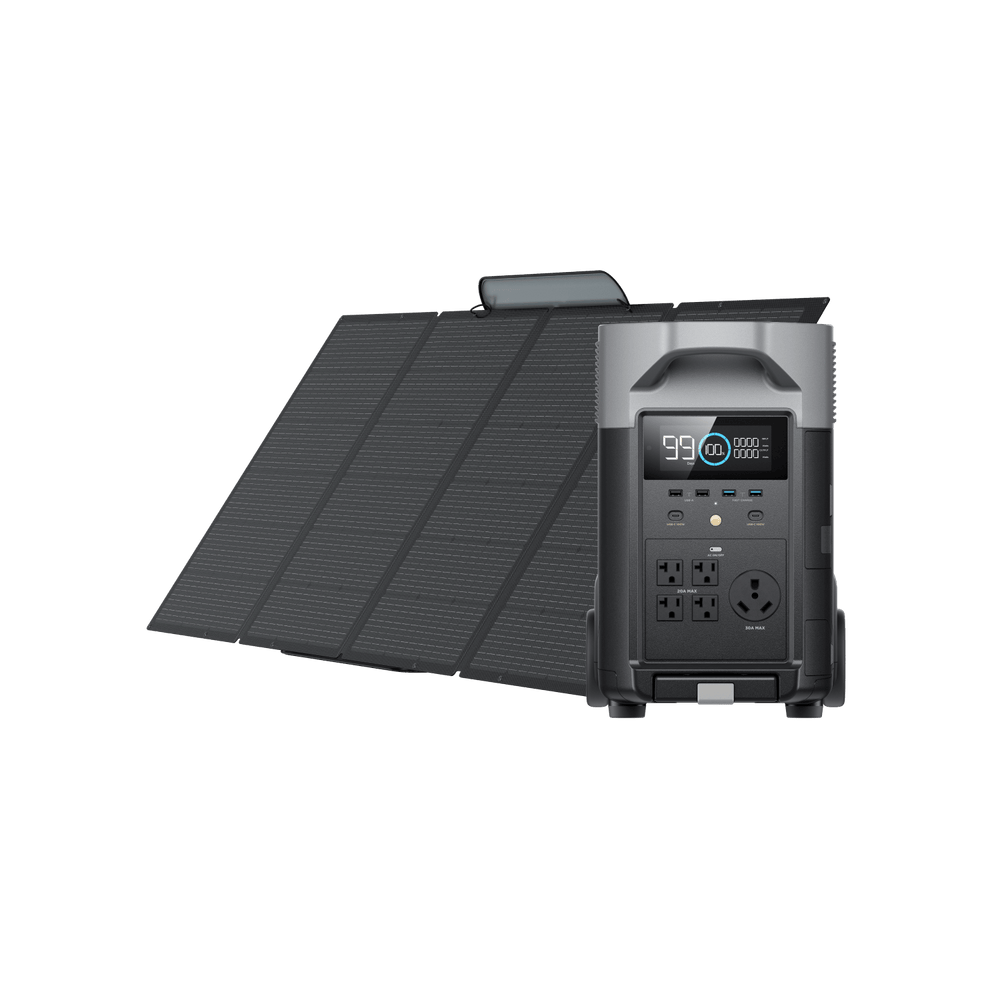 EcoFlow DELTA Pro Solar Generator (PV400W)