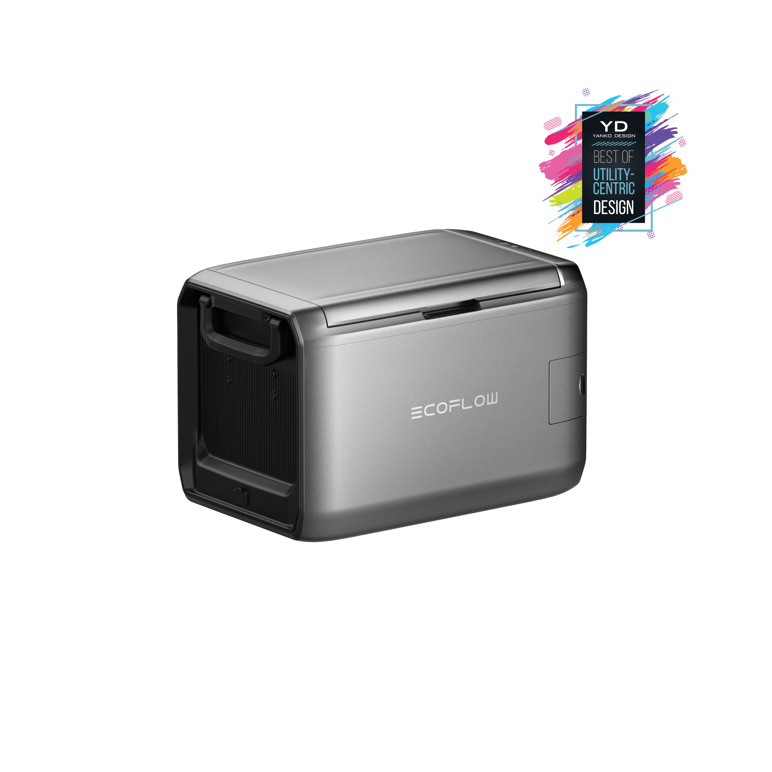 ECOFLOW 冷蔵庫 グレー Refrigerador portátil EcoFlow GLACIER Classic de 55 litros
