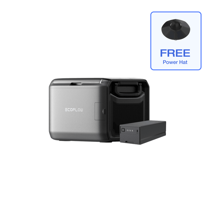 EcoFlow US GLACIER Classic GLACIER Classic 55L + GLACIER Plug-in Battery EcoFlow GLACIER Classic 55L Portable Refrigerator
