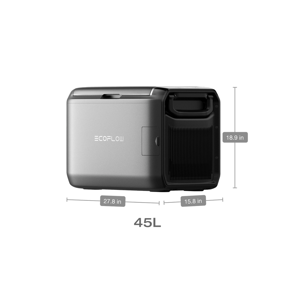 EcoFlow US app only 45L / Without Plug-in Battery EcoFlow GLACIER Classic Portable Fridge Freezer - APP Only