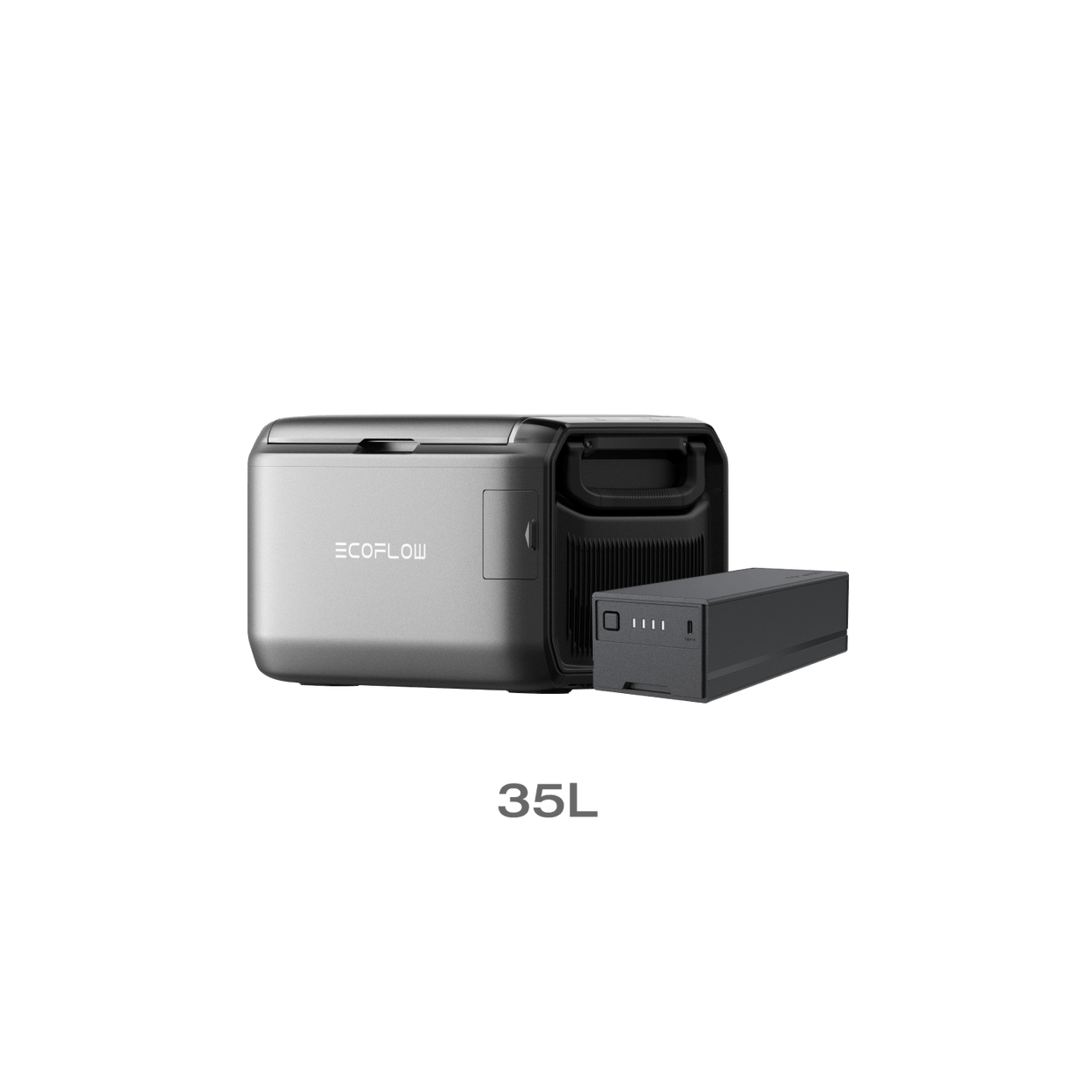 EcoFlow US GLACIER Classic 35L / GLACIER Classic 35L + Plug-in Battery EcoFlow GLACIER Classic Portable Fridge Freezer
