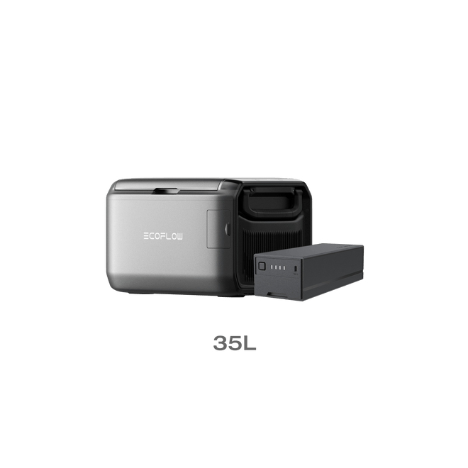 EcoFlow US GLACIER Classic 35L / GLACIER Classic 35L + Plug-in Battery EcoFlow GLACIER Classic Portable Fridge Freezer