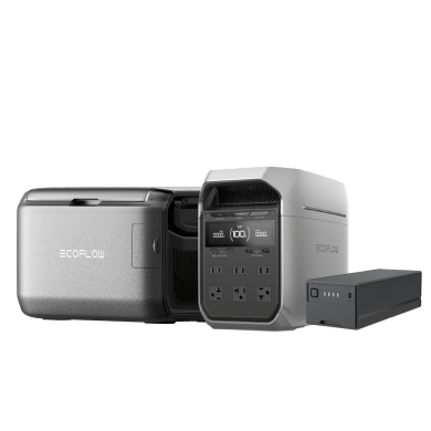 EcoFlow US GLACIER Classic 35L / GLACIER Classic 35L + Plug-in Battery + DELTA 3 Plus EcoFlow GLACIER Classic Portable Fridge Freezer