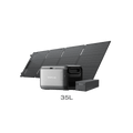 Load image into Gallery viewer, EcoFlow US GLACIER Classic 35L / GLACIER Plug-in Battery + 60W Solar Panel EcoFlow GLACIER Classic Portable Fridge Freezer
