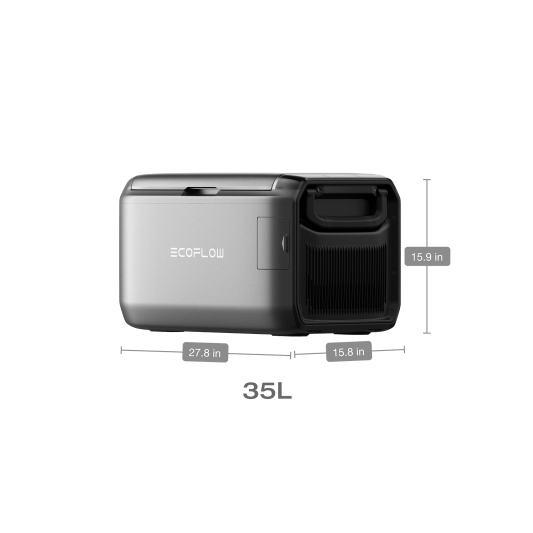 EcoFlow GLACIER Classic Portable Fridge Freezer | 35L / Without Plug-in ...