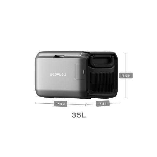 EcoFlow US GLACIER Classic 35L / Without Plug-in Battery EcoFlow GLACIER Classic Portable Fridge Freezer