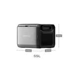 EcoFlow US GLACIER Classic 55L / Without Plug-in Battery EcoFlow GLACIER Classic Portable Fridge Freezer