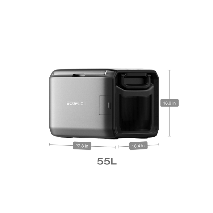 EcoFlow US GLACIER Classic 55L / Without Plug-in Battery EcoFlow GLACIER Classic Portable Fridge Freezer