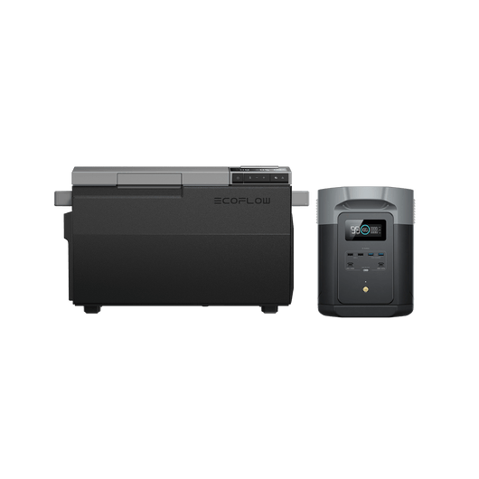 EcoFlow US EcoFlow GLACIER Portable Refrigerator + DELTA 2 Max Portable Power Station
