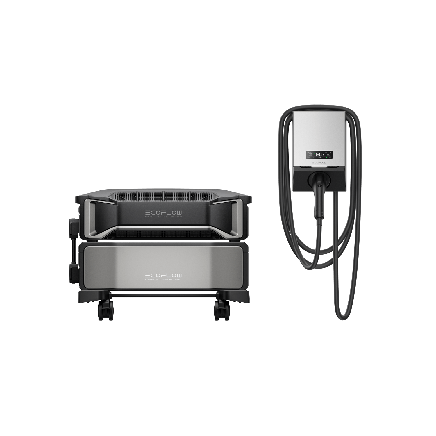 Load image into Gallery viewer, EcoFlow US Solar Panels DELTA Pro Ultra + EcoFlow Power Pulse EV Charger EcoFlow PowerPulse EV Charger (9.6kW)

