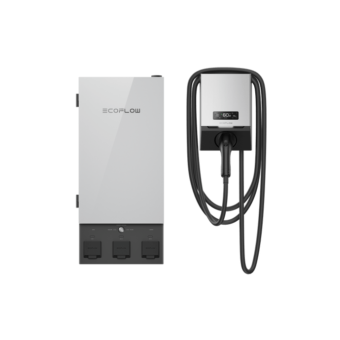 EcoFlow US Solar Panels Smart Home Panel 2 + EcoFlow Power Pulse EV Charger EcoFlow PowerPulse EV Charger (9.6kW)