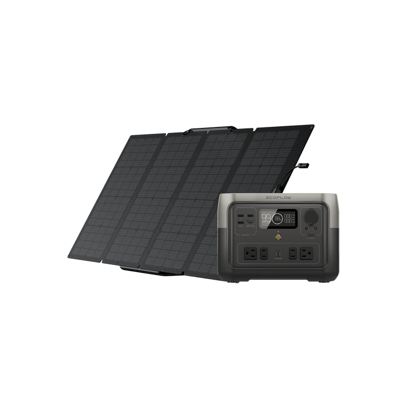 Load image into Gallery viewer, EcoFlow US Bundle RIVER 2 Max + 1*160W EcoFlow RIVER 2 Max + 160W Portable Solar Panel (Slickdeals)
