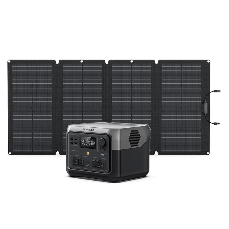 Load image into Gallery viewer, EcoFlow US Bundle RIVER 2 Max + 1*160W EcoFlow RIVER 2 Max + 160W Portable Solar Panel (Slickdeals)
