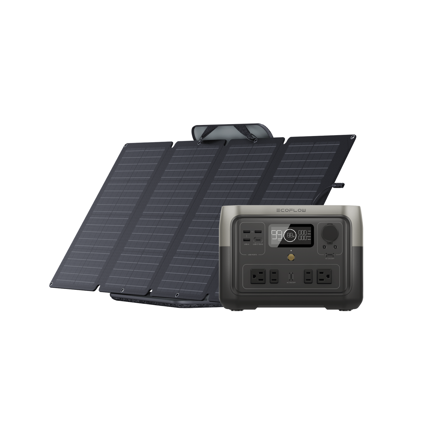 EcoFlow RIVER 2 Max Solar Generator (PV160W) | EcoFlow