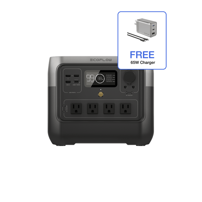 EcoFlow US Flash Sale RIVER 2 Pro (700) + 65W Charger EcoFlow RIVER 2 Pro (700) + 65W Charger - Flash Sale