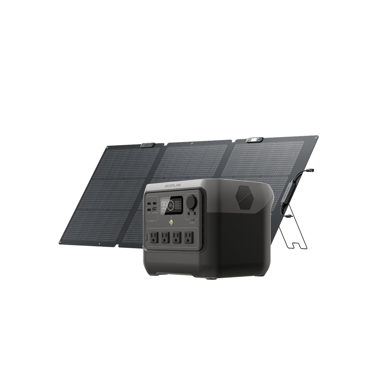 EcoFlow US Standalone RIVER 2 Pro 700 + 160W Portable Solar Panel EcoFlow RIVER 2 Pro (700) Portable Power Station