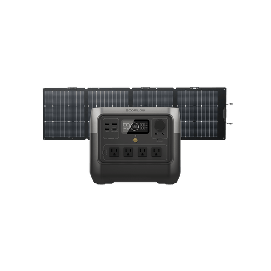 EcoFlow US Standalone RIVER 2 Pro 700 + 220W Portable Solar Panel EcoFlow RIVER 2 Pro 700 Portable Power Station